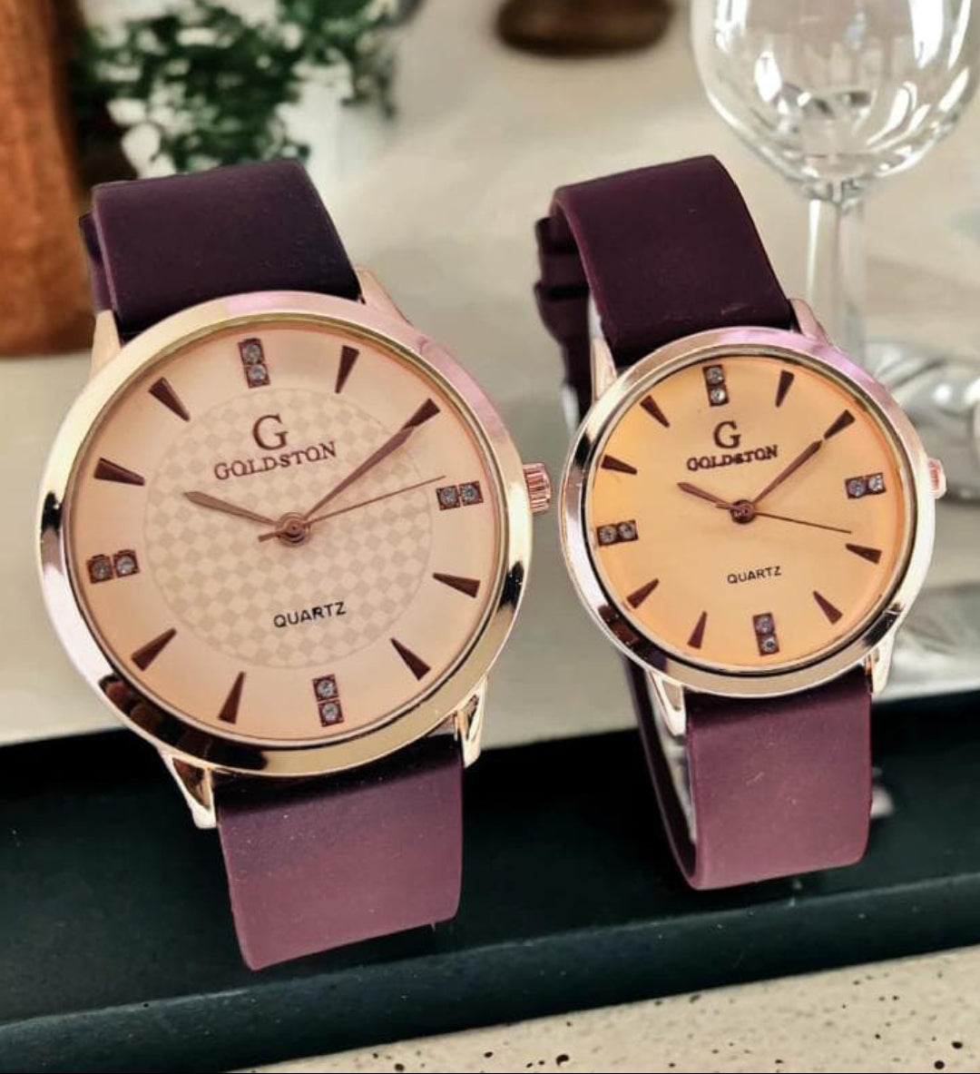 GOLDESTON COUPLE WATCH SET